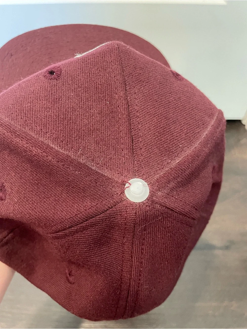 Harvard University Veritas Embroidered Hat Cap Maroon Snapback Wool